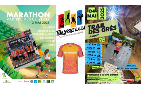 Marathon Var Provence Verte &amp; Trail des Grés