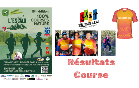 Trail de l'escalo 2026